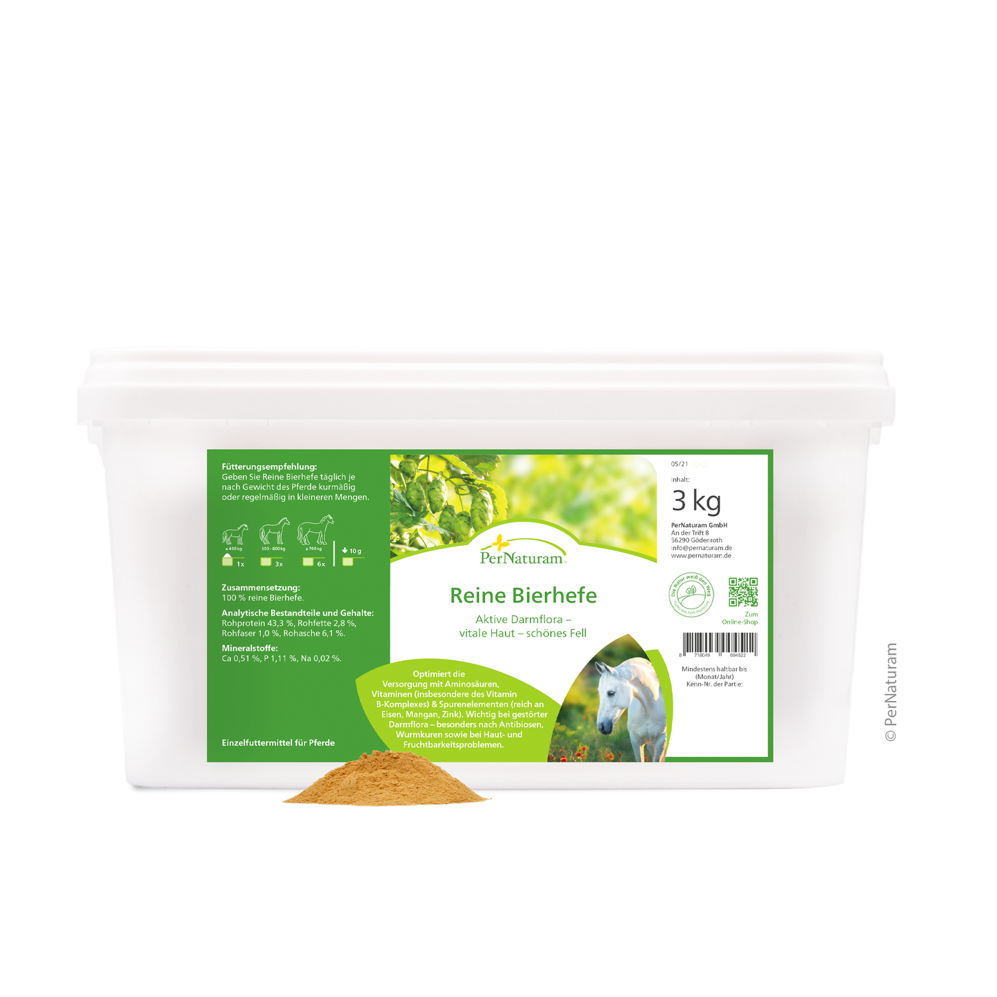 Reine Bierhefe 3kg - HorseHealthEssentials