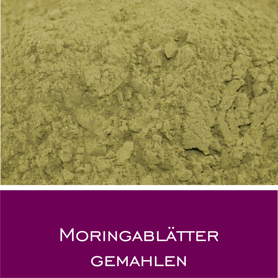 Moringablätter gemahlen