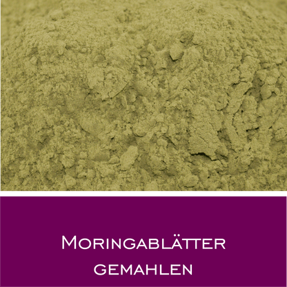 Moringablätter gemahlen