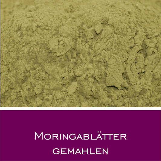 Moringablätter gemahlen