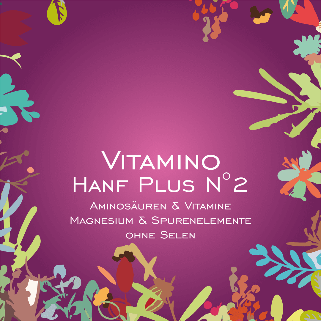 Vitamino Hanf PLUS N°2 [Aminosäuren & Vitamine - Magnesium & Spurenelemente ohne Selen] - HorseHealthEssentials