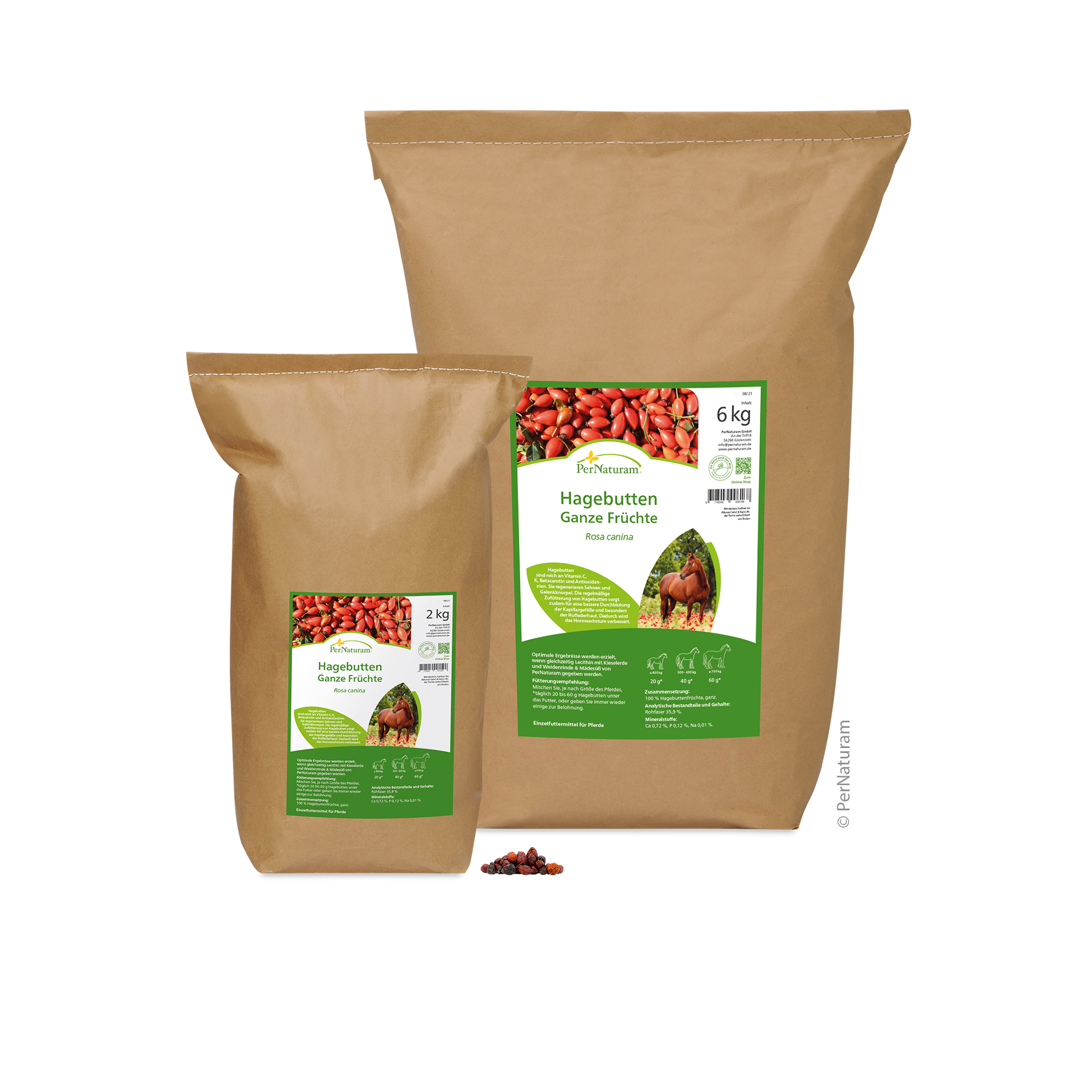 Hagebutten ganze Früchte - HorseHealthEssentials