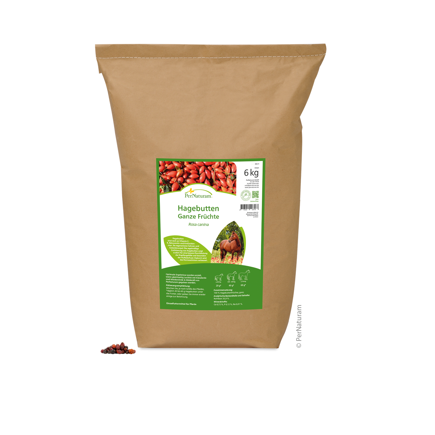 Hagebutten ganze Früchte - HorseHealthEssentials