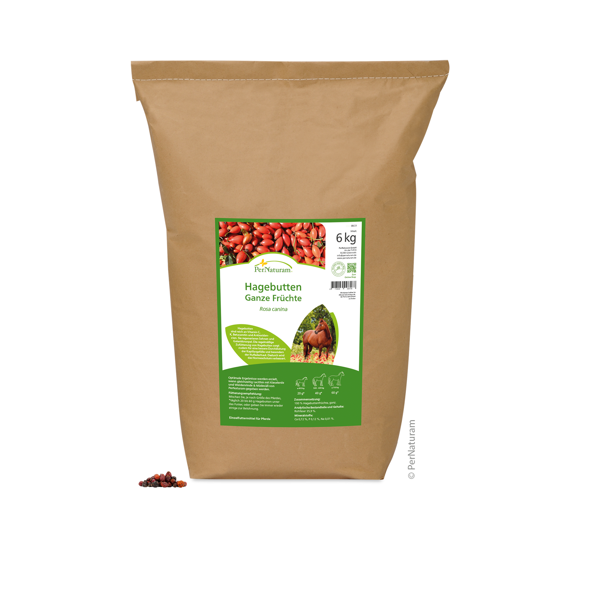 Hagebutten ganze Früchte - HorseHealthEssentials