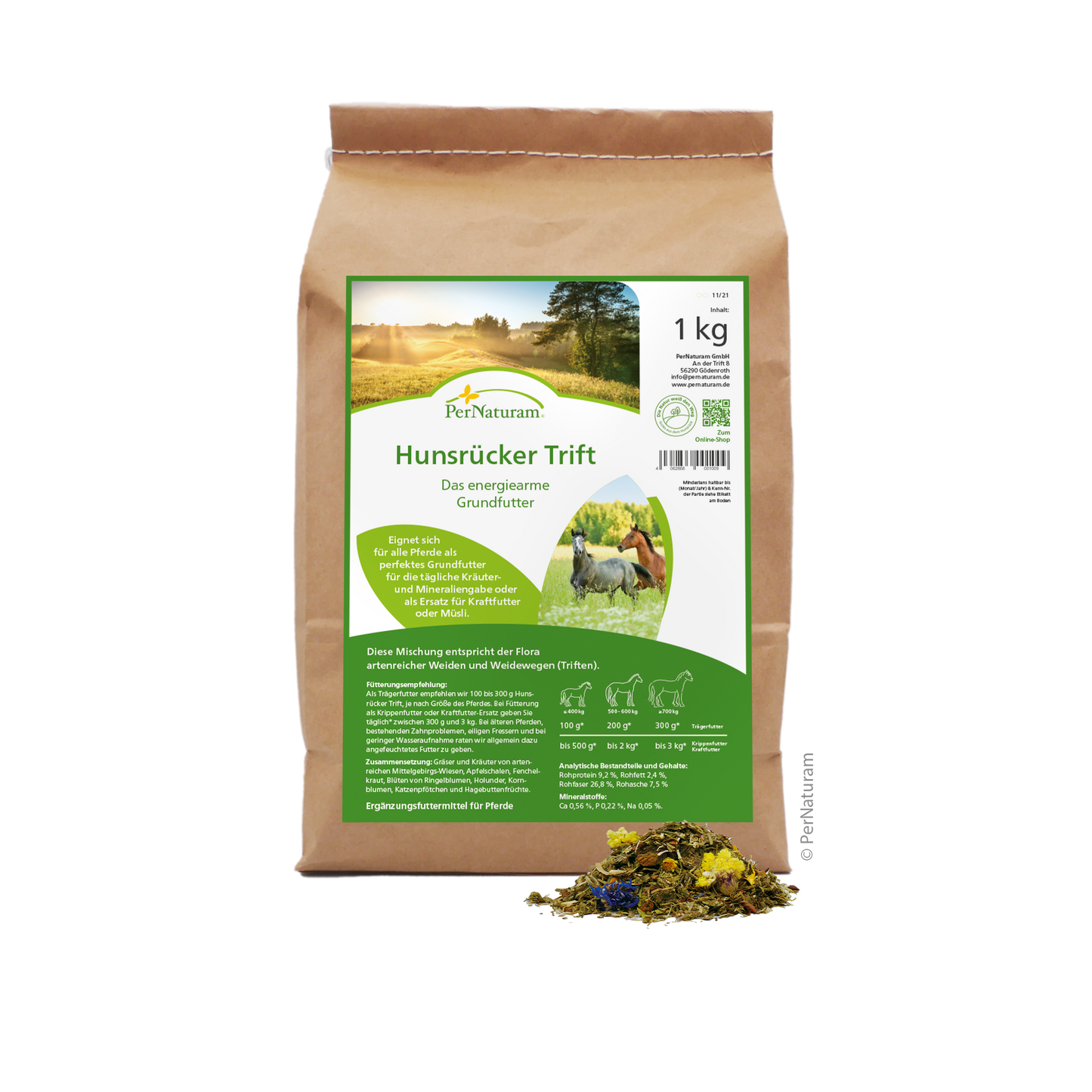 Hunsrücker Trift - Das energiearme Grundfutter - HorseHealthEssentials