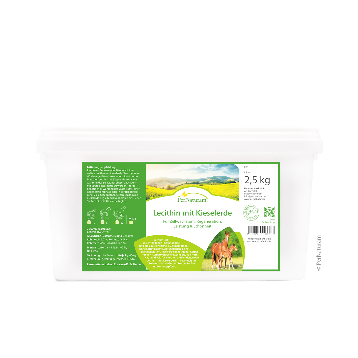 Lecithin mit Kieselerde 2,5kg - HorseHealthEssentials