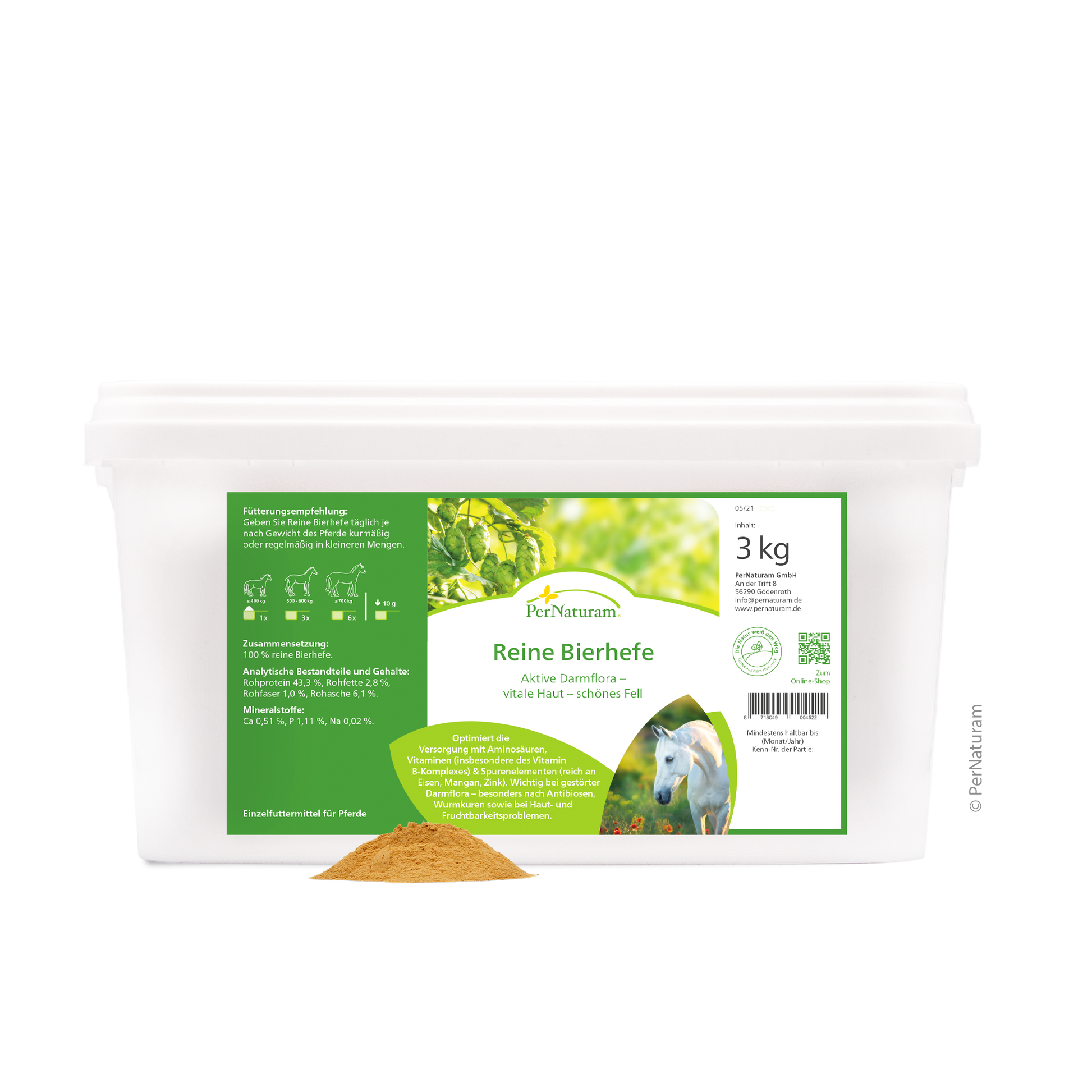 Reine Bierhefe 3kg - HorseHealthEssentials